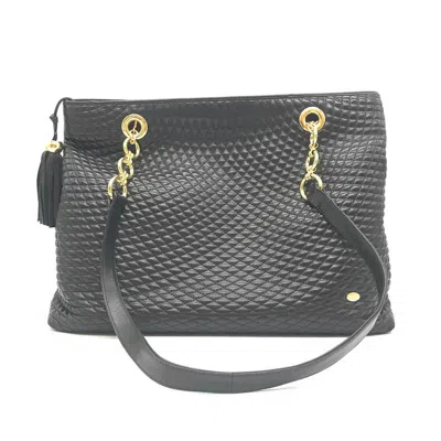 Pre-owned Bally Leather Tote Bag () In Black