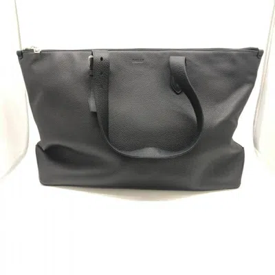 Pre-owned Bally Leather Tote Bag () In Black