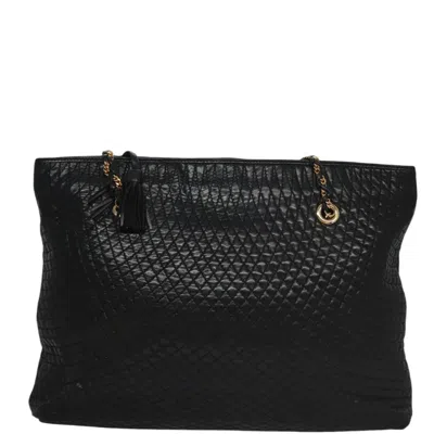 Pre-owned Bally Leather Tote Bag () In Black