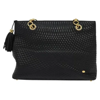 Pre-owned Bally Leather Tote Bag () In Black