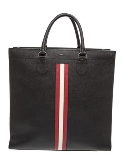 Pre-owned Bally Leather Tote In Black