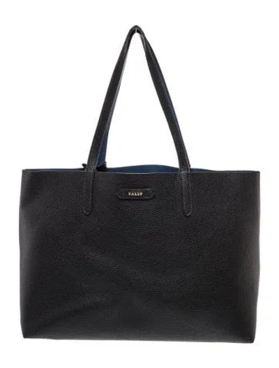 Pre-owned Bally Leather Tote In Black