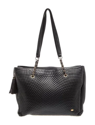 Pre-owned Bally Leather Tote In Black