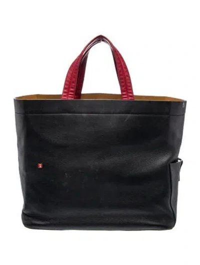 Pre-owned Bally Leather Tote In Blue