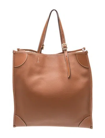 Pre-owned Bally Leather Tote In Brown