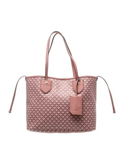 Pre-owned Bally Leather Tote In Pink