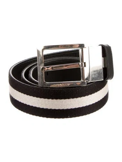 Pre-owned Bally Leather Waist Belt In Black