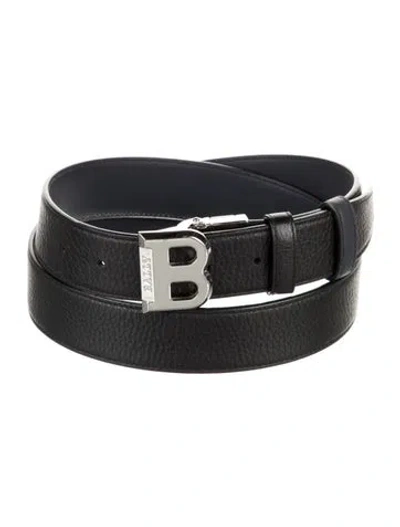 Pre-owned Bally Leather Waist Belt In Black