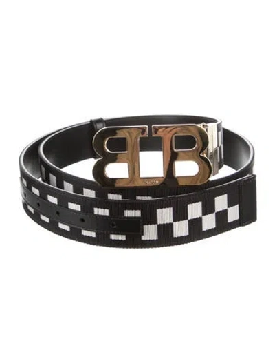 Pre-owned Bally Leather Waist Belt In Black