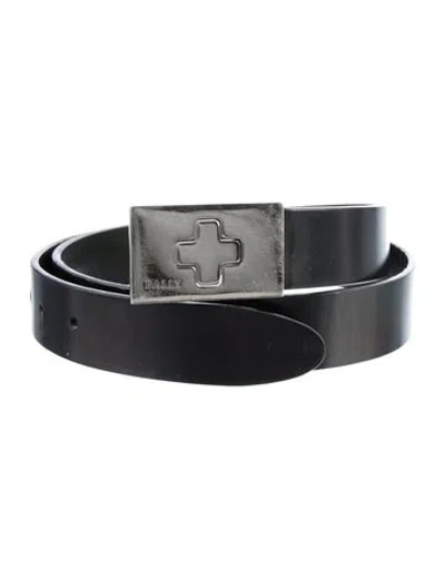 Pre-owned Bally Leather Waist Belt In Black