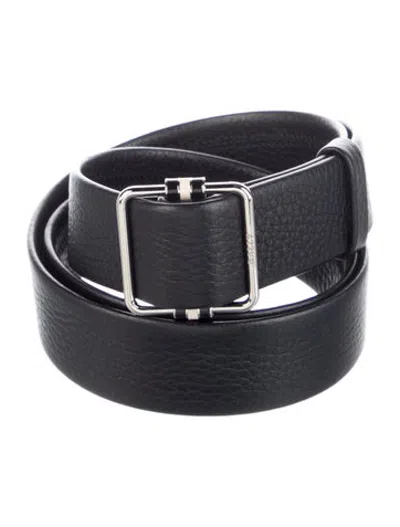 Pre-owned Bally Leather Waist Belt In Black