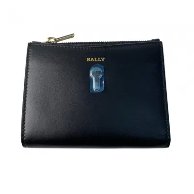Pre-owned Bally Leather Wallet (bi-fold) () In Black