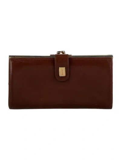 Pre-owned Bally Leather Wallet In Brown