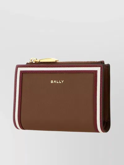 Bally Leather Wallet Contrast Trim