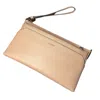 Bally Leddon 6219398 Ladies Nude Wrislet Clutch Calf Embossed In Beige