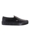 Bally Black Leory-croc Embossed Slip-on Sneakers In Black