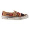 Bally Leory-ric Ana Embroidered Slip-on Sneakers In Multi