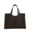 Bally Leather Tote Bag In Black