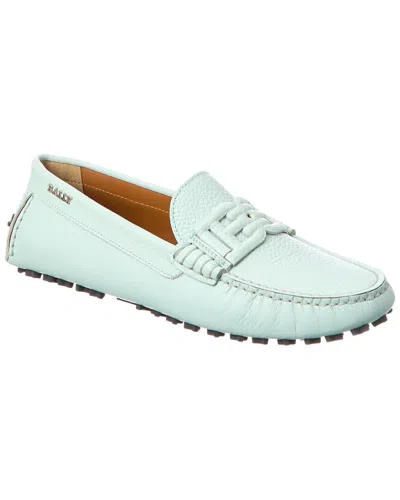 Bally Leyla Leather Loafer In Green