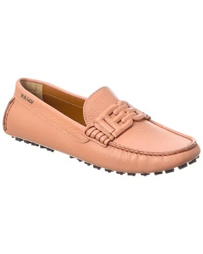 Bally Leyla Leather Loafer In Pink