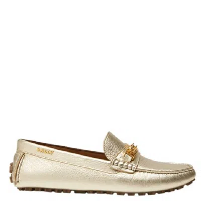 Bally Lezy 1851 Emblem Leather Drivers In Multi