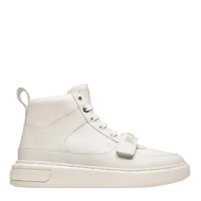 Bally Lift Merryk Leather Sneakers In White