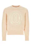 Bally Light Pink Wool Sweater
