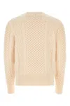 Bally Light Pink Wool Sweater In Bone50