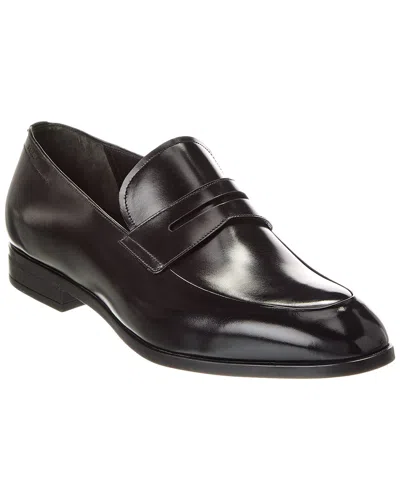 BALLY LIMAO BLACK LEATHER DRESS LOAFERS Apparel & Accessories>Shoes main image 2