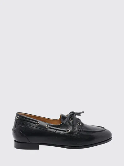 BALLY BALLY PLUME LEATHER BOAT LOAFERS,I48820214