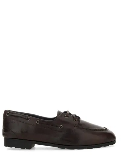 Bally Women's Leather Loafer In Brown
