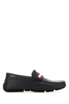 Bally Mocassini Placyd In Pelle Blu Notte Uomo In Blue