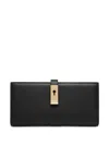 Bally Lock Me Bi-fold Leather Wallet In Black