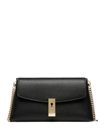 Bally Lock Me Mini Bag In Black