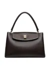 Bally Lock Me Tote Bag In Brown