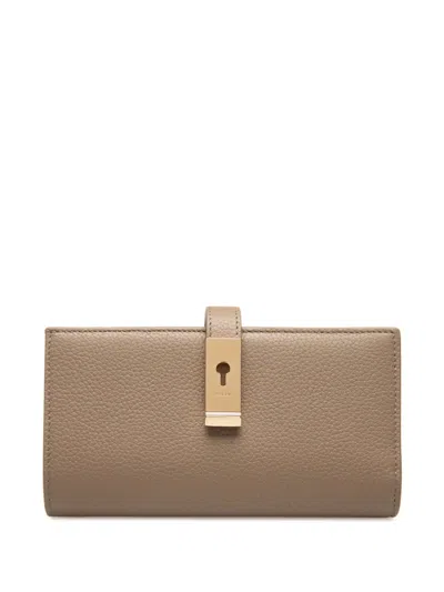 Bally Lock Me Wallet In Neutrals