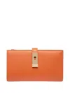 Bally Lock Me Wallet In Orange