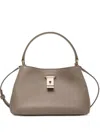 Bally Lock Tote Bag In Brown