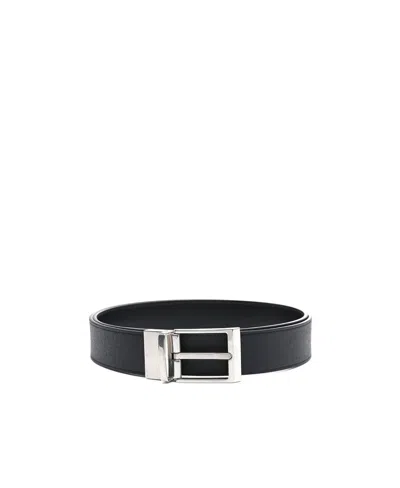 Bally Logo Adjustable Belt In Black