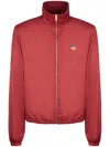 Bally Ripstop-jacke Mit Logo-schild In Rot
