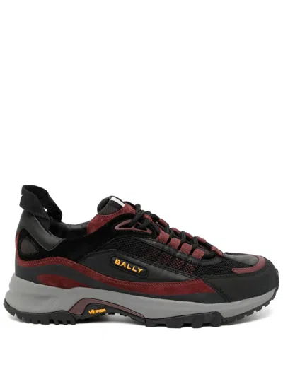 Bally Logo-appliquéd Sneakers In Black