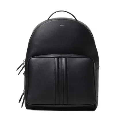 BALLY BALLY MYTHOS LOGO PRINTED ZIP-UP BACKPACK