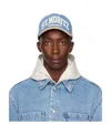 Bally Blue & Tan 'st.moritz' Cap In Blue