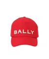 Bally Logo Baseball Hat In Red