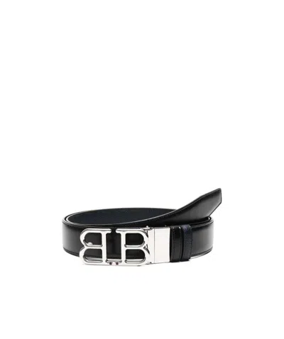 Bally Logo Belt In Black