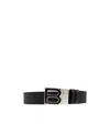 Bally Logo Belt In Brown