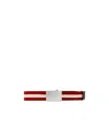 Bally Logo Belt In Red