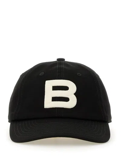 Bally Logo-print Cotton Baseball Cap In Schwarz