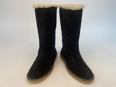 Bally Logo Boots In Black