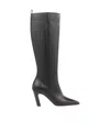 Bally Logo Boots In Black
